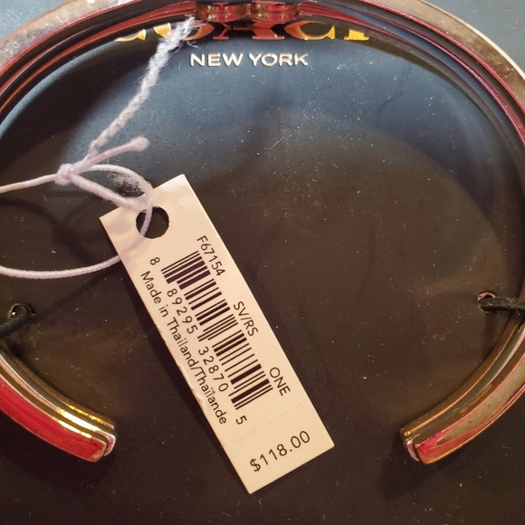 Coach Halo Heart Bangle Bracelet - Picture 3 of 4